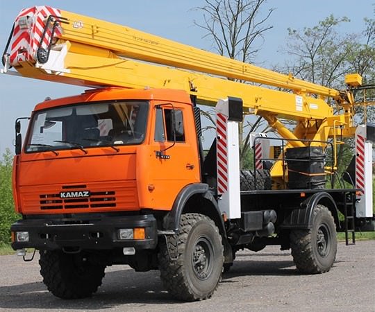 Аренда автовышки в Бийске и  Алтайском крае
